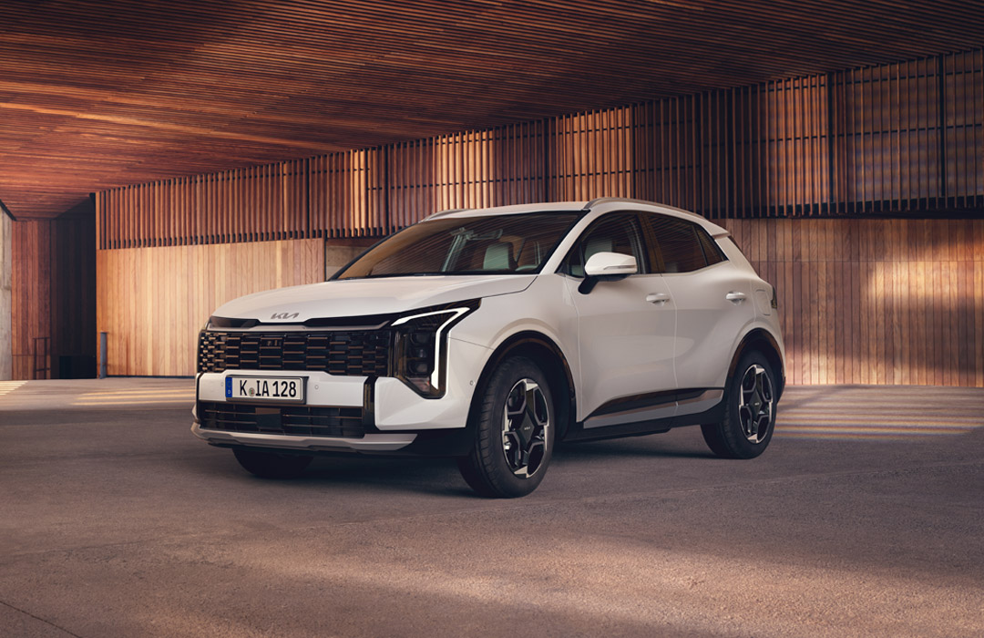 Kia Sportage Hybrid in Weiß